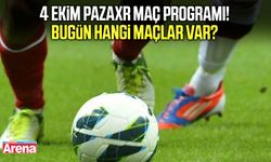 4 Ekim Pazar maç programı! Bugün hangi maçlar var?