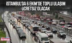 İstanbul’da 6 Ekim’de toplu ulaşım ücretsiz olacak