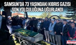 Samsun’da 73 yaşındaki Kıbrıs Gazisi son yolculuğuna uğurlandı