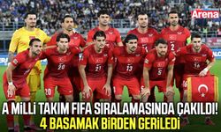 A Milli Takım FIFA sıralamasında 4 basamak birden geriledi
