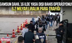 Samsun dahil 16 ilde yasa dışı bahis operasyonu!