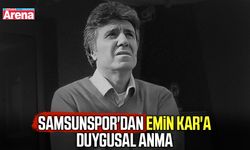 Samsunspor'dan Emin Kar'a duygusal anma