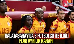 Galatasaray'da 3 futbolcu ile ilgili flaş ayrılık kararı!