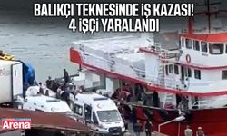 Karadeniz’de balıkçı teknesinde iş kazası!