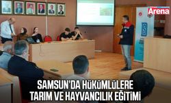 Samsun’da hükümlülere tarım ve hayvancılık eğitimi