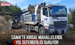 Canik’te kırsal mahallelerde yol seferberliği sürüyor