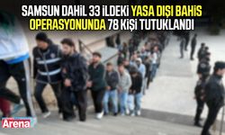 Samsun dahil 33 ilde yasa dışı bahis operasyonu! 78 kişi tutuklandı
