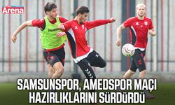 Samsunspor, Amedspor maçı hazırlıklarını sürdürdü