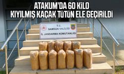 Atakum’da 60 kilo kaçak tütün ele geçirildi