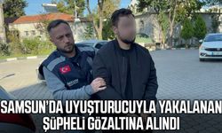 Samsun’da uyuşturucuyla yakalanan şüpheli gözaltına alındı
