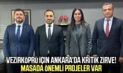 Vezirköprü’nün projeleri Ankara’da görüşüldü