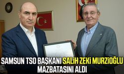 Samsun TSO Başkanı Salih Zeki Murzioğlu mazbatasını aldı