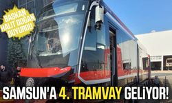 4. tramvay Samsun'a yola çıktı!
