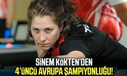 Sinem Kökten’den 4’üncü Avrupa şampiyonluğu!