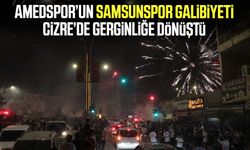 Amedspor’un Samsunspor galibiyeti Cizre’de gerginliğe dönüştü