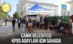 Canik Belediyesi KPSS adayları için sahada