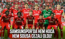 Samsunspor’da hem hoca hem Sousa cezalı oldu!