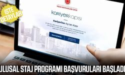 Ulusal Staj Programı başvuruları başladı!