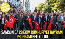 Samsun’da 29 Ekim programı belli oldu!