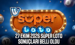 27 Ekim 2026 Süper Loto sonuçları belli oldu