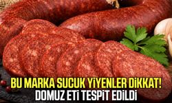 Dana sucukta domuz eti skandalı! Bakanlık markayı açıkladı