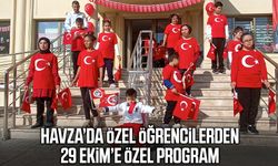 Havza’da özel öğrencilerden 29 Ekim’e özel program