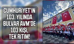 Bulvar AVM’de Cumhuriyet Bayramı’na özel 103 kişilik gösteri