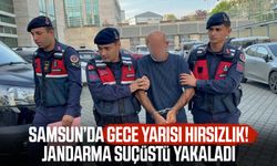 Samsun’da orman malzemelerini çalan şüpheli suçüstü yakalandı