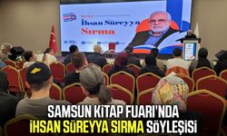 Samsun Kitap Fuarı’nda İhsan Süreyya Sırma söyleşisi