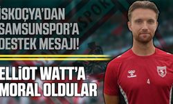 Samsunspor taraftarından Elliot Watt’a İskoçya’dan destek!