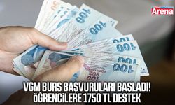 VGM burs başvuruları başladı! Öğrencilere 1750 TL destek