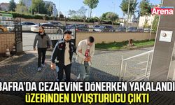 İzin dönüşü cezaevine giderken uyuşturucuyla yakalandı!