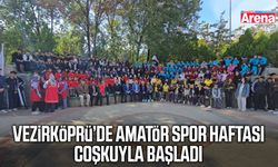 Vezirköprü’de Amatör Spor Haftası coşkuyla başladı