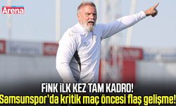 Samsunspor’da Trabzonspor maçı öncesi Fink’in yüzü gülüyor