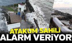 Atakum Sahilinde kıyı erozyonu tehlikesi büyüyor