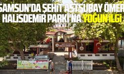 Samsun'da Şehit Astsubay Ömer Halisdemir Parkı'na yoğun ilgi