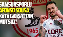 Samsunsporlu Afonso Sousa kötü gidişattan üzgün