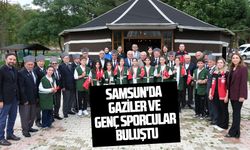 Samsun'da gaziler ve genç sporcular buluştu