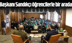 Canik Belediye Başkanı Sandıkçı öğrencilerle buluştu