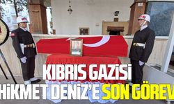 Kıbrıs gazisi Hikmet Deniz Samsun'da son yolculuğuna uğurlandı