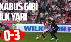 Derbide kabus gibi ilk yarı