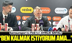 Samsunspor'da Thorsten Fink'ten ayrılık sinyali