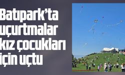 Batıpark'ta gökyüzü kız çocukları için renklendi