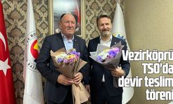 Vezirköprü TSO'da devir teslim töreni