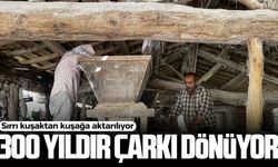 Samsun'da 300 yıllık su değirmeninde un öğütülüyor