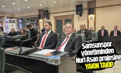 Samsunspor Yönetimi'nden Nuri Asan Tesisleri için meclis sürecini izliyor