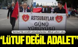 Samsun’da emekli astsubaylar taleplerini açıkladı