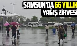 Samsun’da 66 yıllık yağış zirvesi