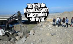 Türkeli'de kanalizasyon hattında çalışmalar sürüyor