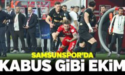Samsunspor'da ekim ayı kabusa döndü!